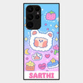 Sheep Glossy Metal Case Cover For Samsung Galaxy S22 Ultra 5G