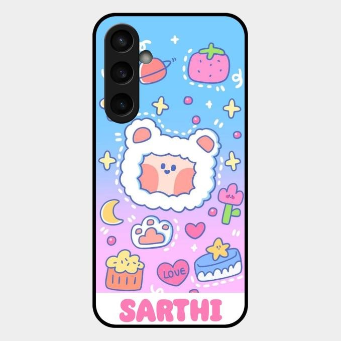 Sheep Glossy Metal Case Cover For Samsung Galaxy S23 Fe 5G