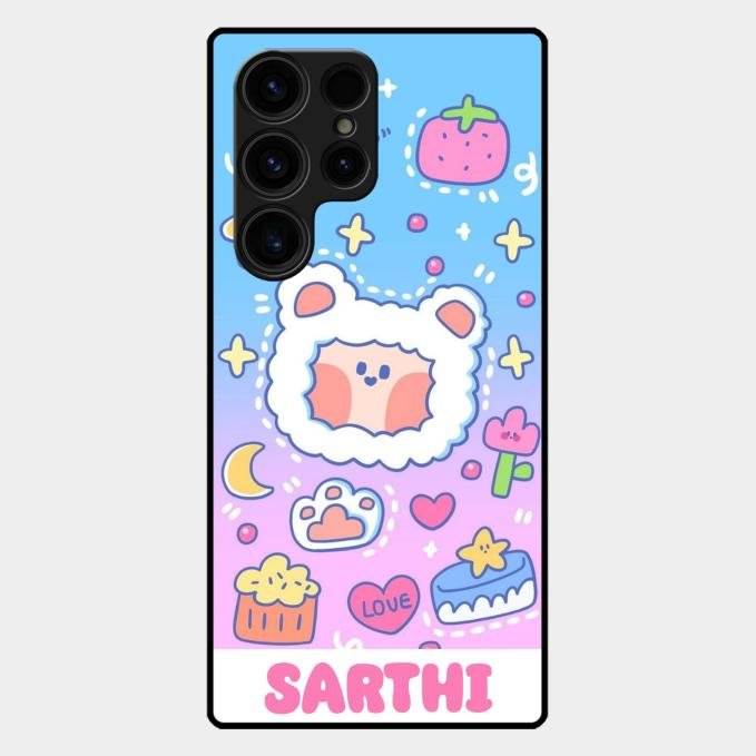 Sheep Glossy Metal Case Cover For Samsung Galaxy S25 Ultra 5G