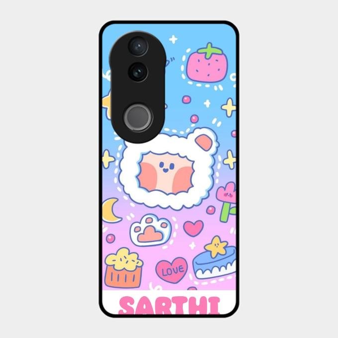 Sheep Glossy Metal Case Cover For Vivo T4R 5G
