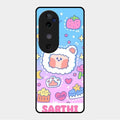Sheep Glossy Metal Case Cover For Vivo V40 5G