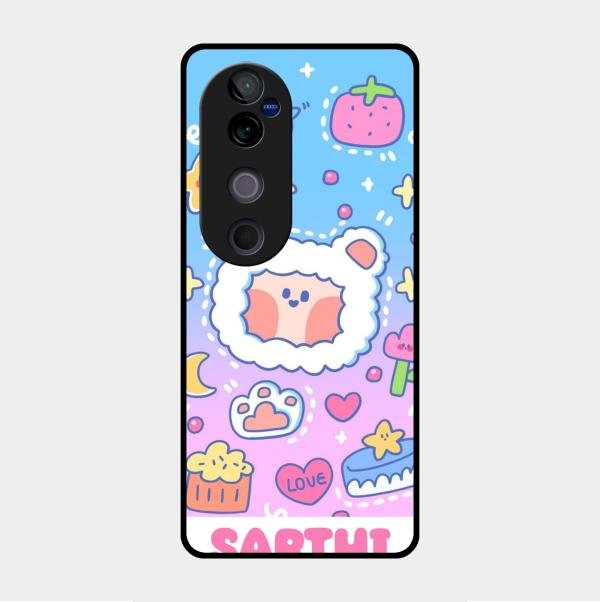 Sheep Glossy Metal Case Cover For Vivo V40 Pro 5G