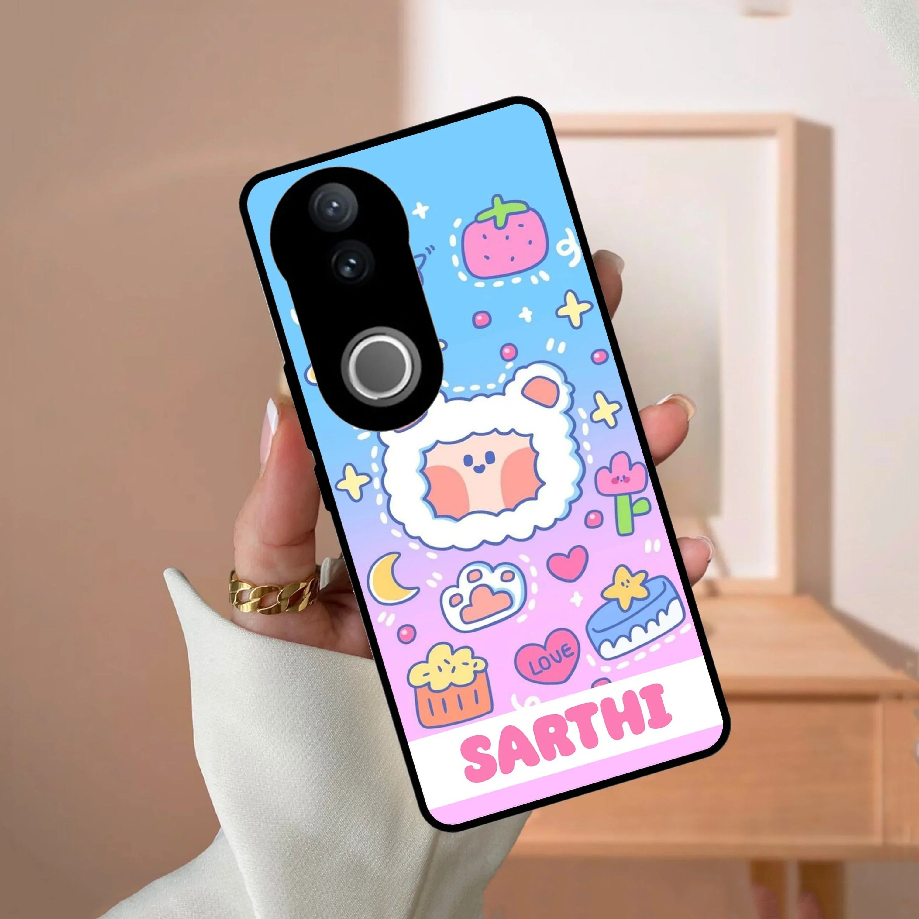 Sheep Glossy Metal Case Cover For Vivo - ShopOnCliQ