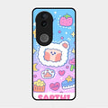 Sheep Glossy Metal Case Cover For Vivo V50E 5G