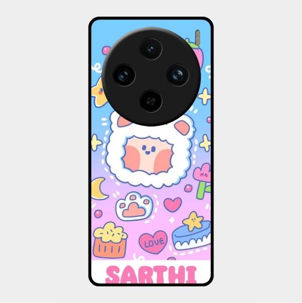 Sheep Glossy Metal Case Cover For Vivo X100 Pro 5G
