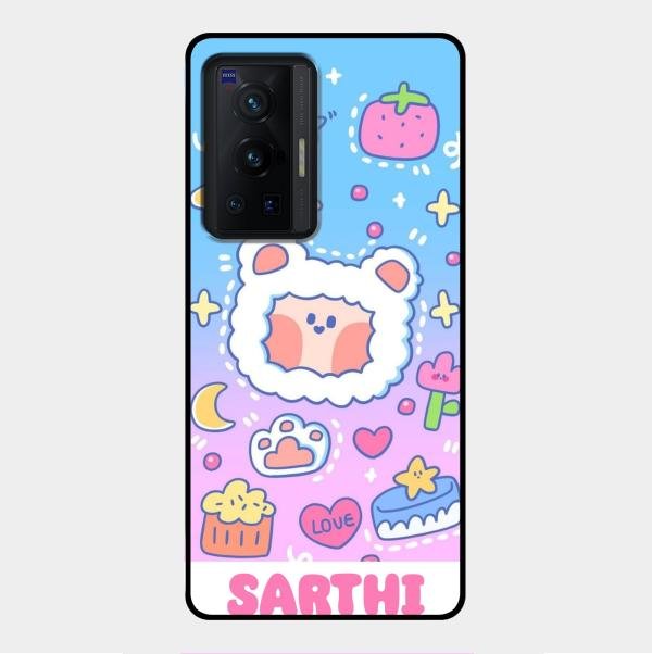 Sheep Glossy Metal Case Cover For Vivo X70 Pro 5G