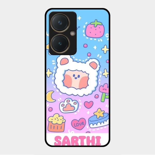 Sheep Glossy Metal Case Cover For Vivo Y27