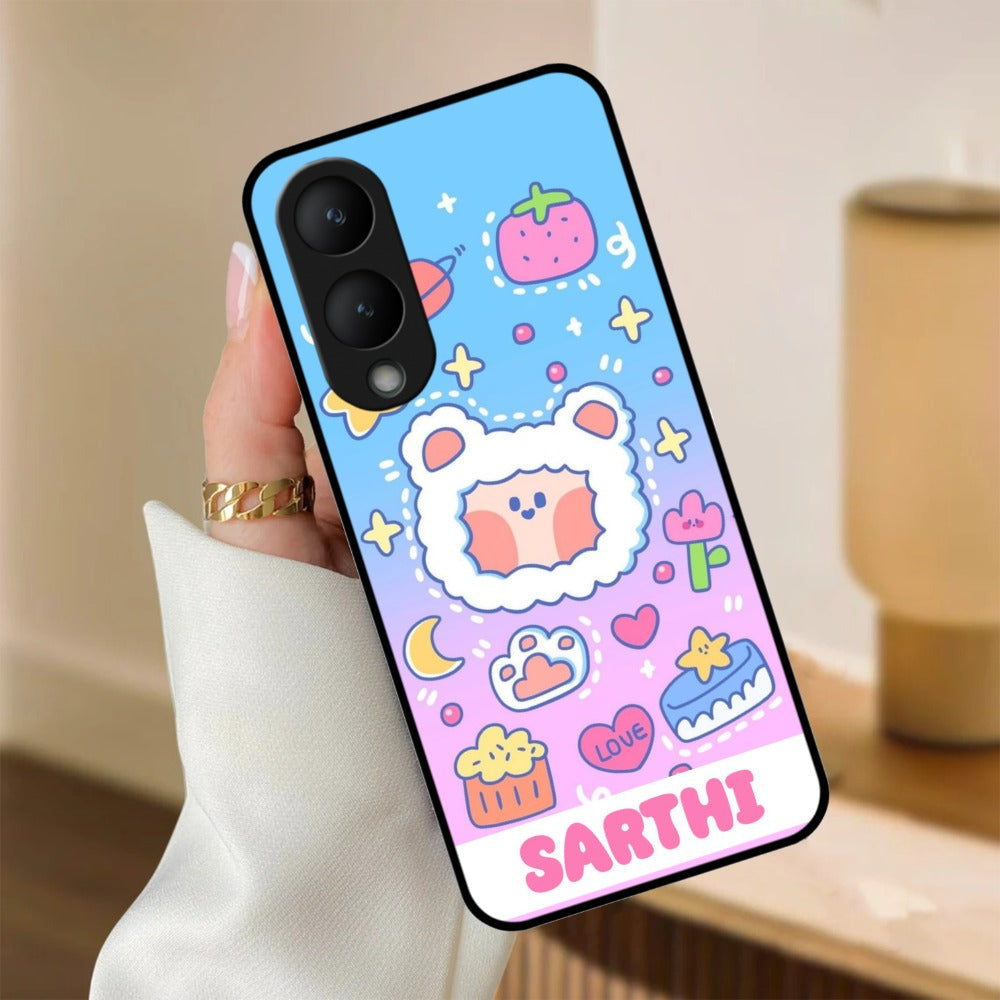 Sheep Glossy Metal Case Cover For Vivo