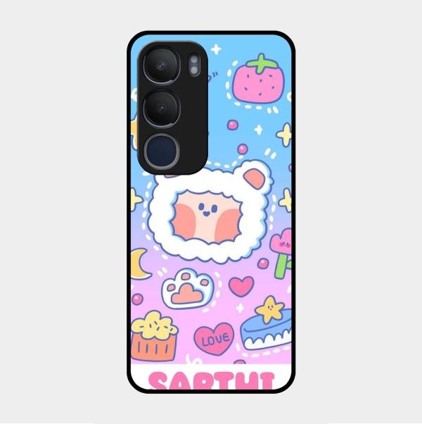Sheep Glossy Metal Case Cover For Vivo Y29 5G