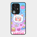 Sheep Glossy Metal Case Cover For Vivo Y31 Pro 5G