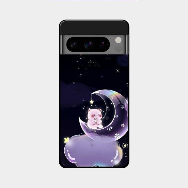 Sky Panda Design Glass Phone Case Cover For Google Pixel 8 Pro 5G