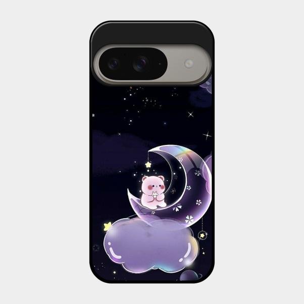 Sky Panda Design Glass Phone Case Cover For Google Pixel 9 5G