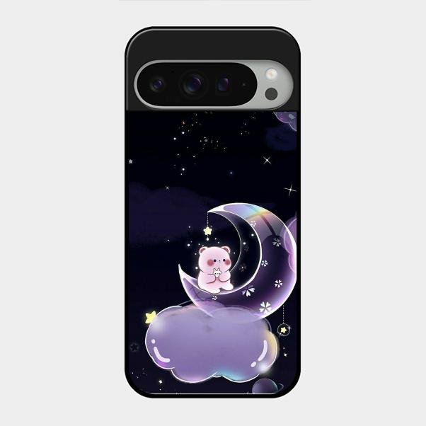 Sky Panda Design Glass Phone Case Cover For Google Pixel 9 Pro Xl