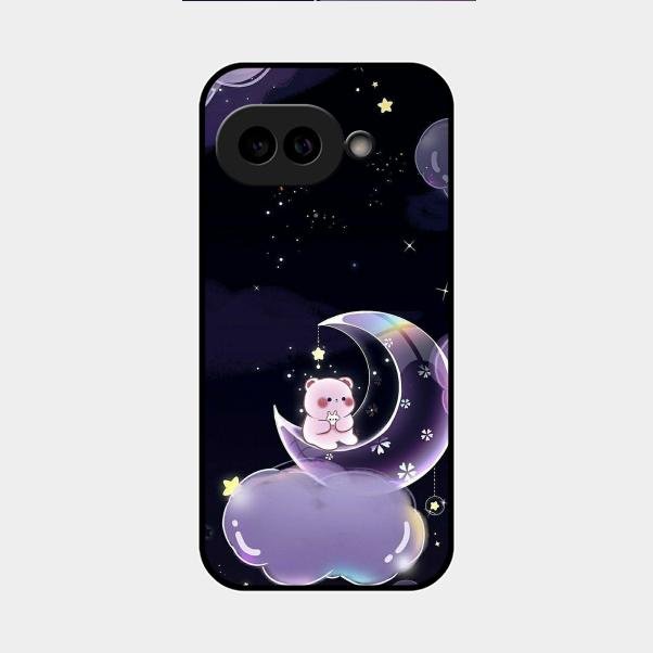 Sky Panda Design Glass Phone Case Cover For Google Pixel 9A 5G