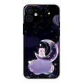 Sky Panda Design Glass Phone Case Cover For iPhone 12 mini