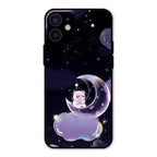 Sky Panda Design Glass Phone Case Cover For iPhone 12 mini