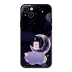 Sky Panda Design Glass Phone Case Cover For iPhone 14