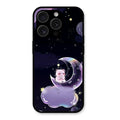 Sky Panda Design Glass Phone Case Cover For iPhone 15 Pro