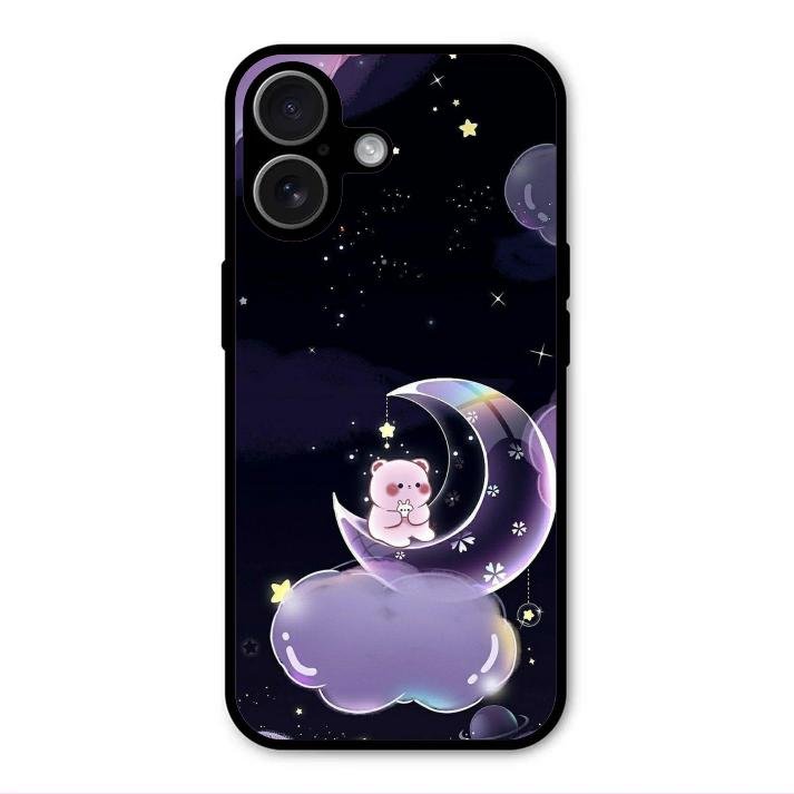 Sky Panda Design Glass Phone Case Cover For iPhone 17