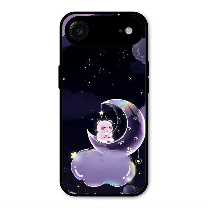Sky Panda Design Glass Phone Case Cover For iPhone Air