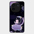 Sky Panda Design Glass Phone Case Cover For Iqoo 12 5G