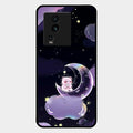 Sky Panda Design Glass Phone Case Cover For Iqoo Neo 7 Pro 5G