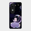 Sky Panda Design Glass Phone Case Cover For Iqoo Z9S 5G