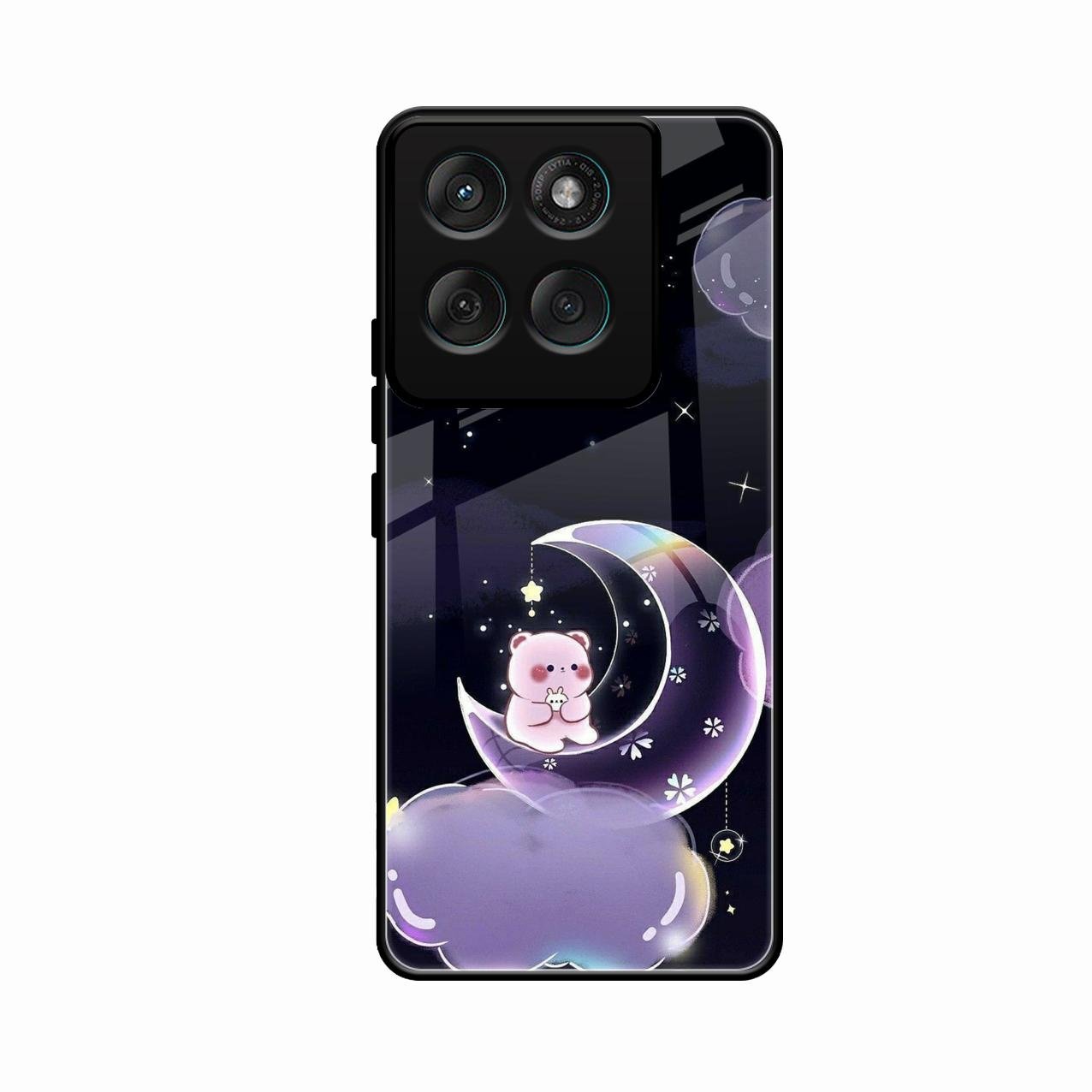 Sky Panda Design Glass Phone Case Cover For Motorola G67 Power 5G
