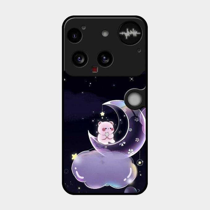 Sky Panda Design Glass Phone Case Cover For Nothing Phone 3 5G