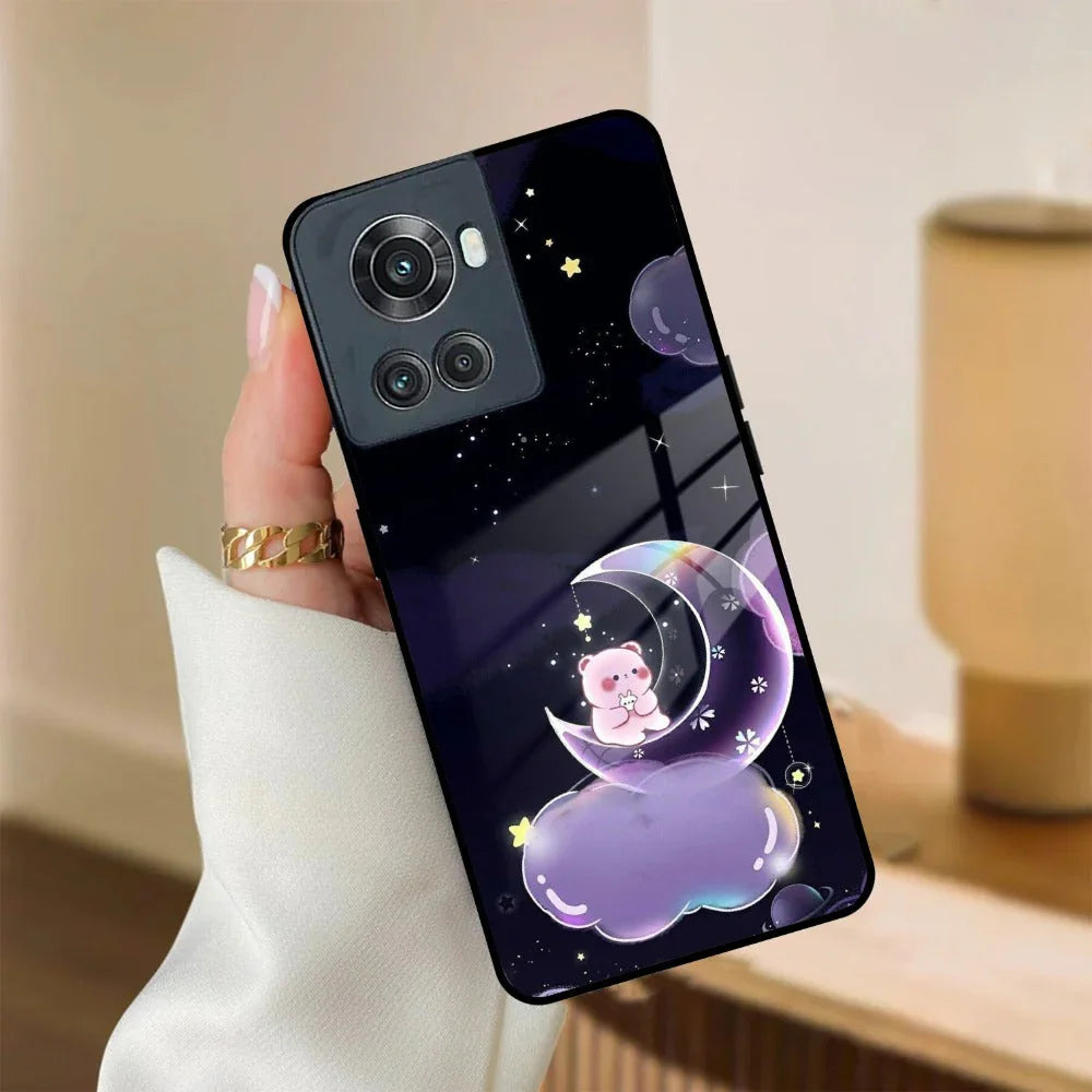 Sky Panda Design Glass Phone Case Cover For OnePlus - ShopOnCliQ