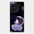 Sky Panda Design Glass Phone Case Cover For Oneplus 12R 5G
