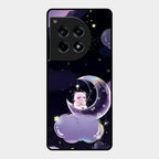 Sky Panda Design Glass Phone Case Cover For Oneplus 12R 5G