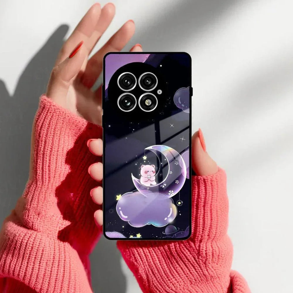 Sky Panda Design Glass Phone Case Cover For OnePlus - ShopOnCliQ