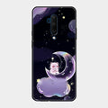 Sky Panda Design Glass Phone Case Cover For Oneplus 7T Pro