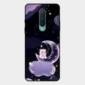 Sky Panda Design Glass Phone Case Cover For Oneplus 8