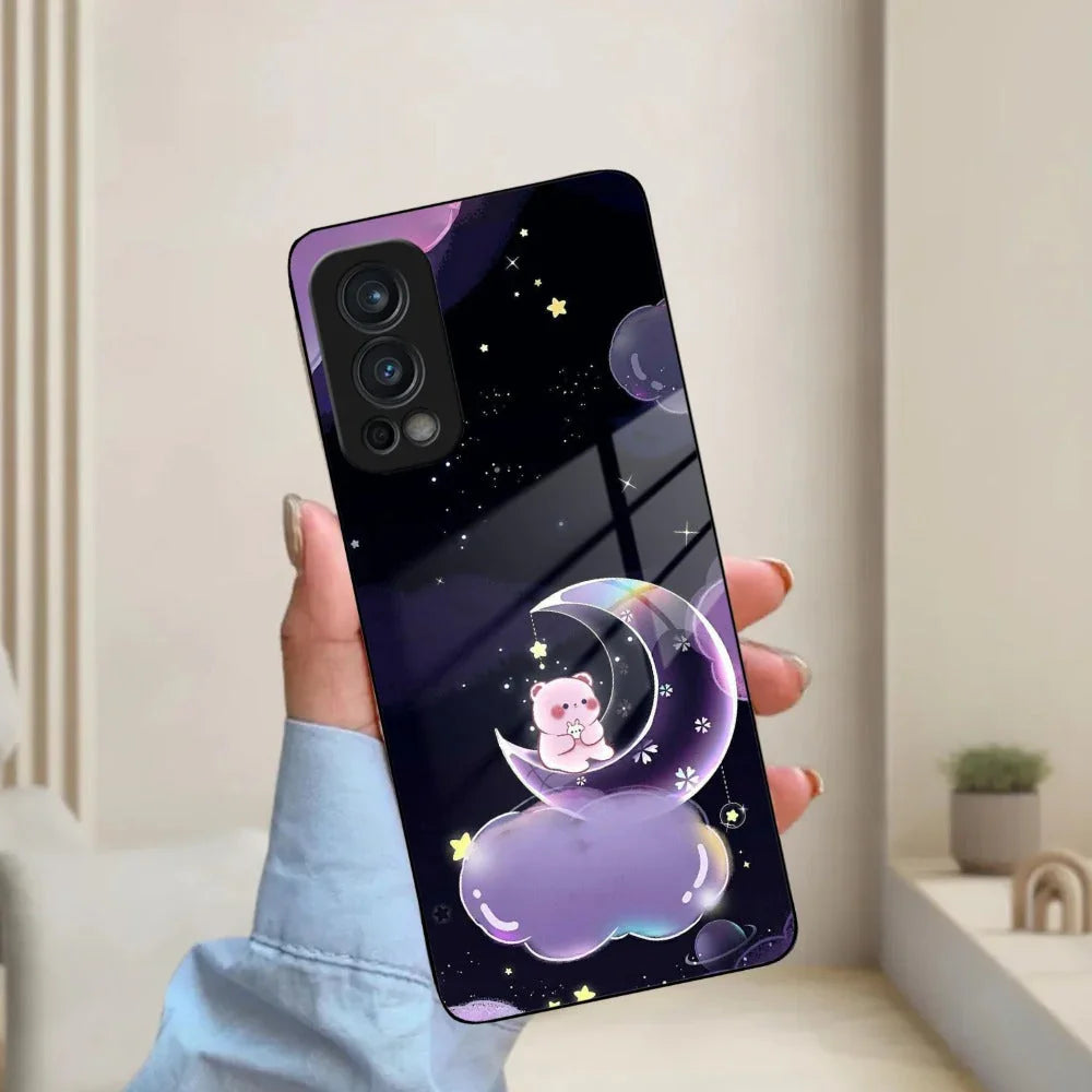 Sky Panda Design Glass Phone Case Cover For OnePlus - ShopOnCliQ
