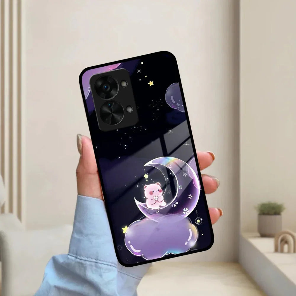 Sky Panda Design Glass Phone Case Cover For OnePlus - ShopOnCliQ