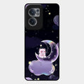 Sky Panda Design Glass Phone Case Cover For Oneplus Nord Ce 2 5G