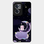 Sky Panda Design Glass Phone Case Cover For Oneplus Nord Ce 2 5G