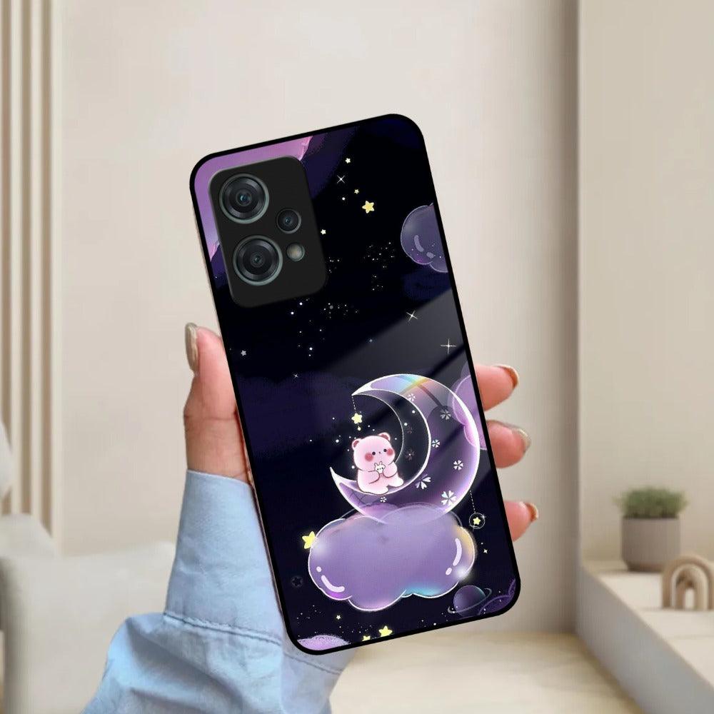 Sky Panda Design Glass Phone Case Cover For OnePlus