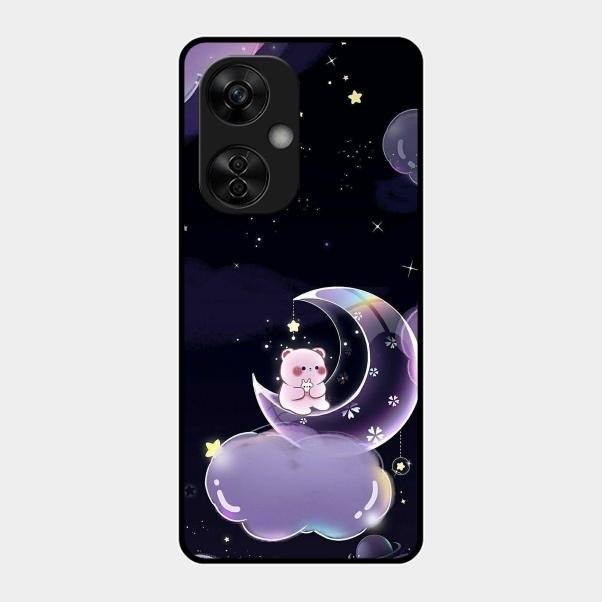 Sky Panda Design Glass Phone Case Cover For Oneplus Nord Ce 3 Lite 5G
