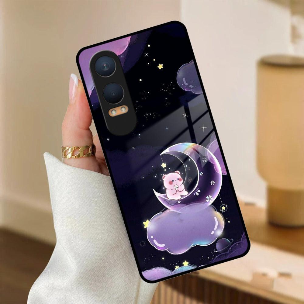 Sky Panda Design Glass Phone Case Cover For OnePlus