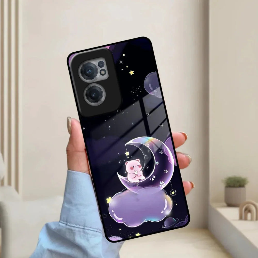 Sky Panda Design Glass Phone Case Cover For OnePlus - ShopOnCliQ