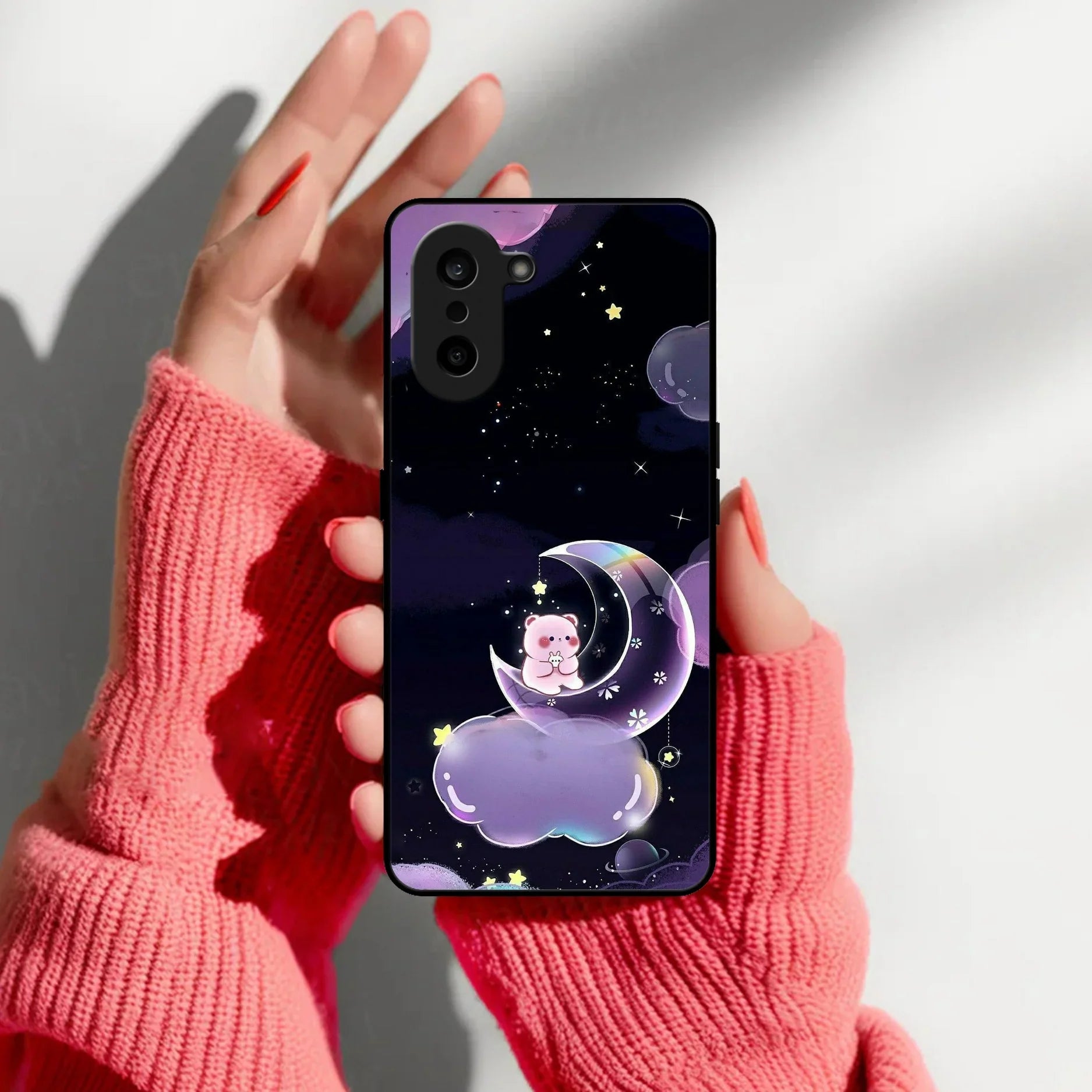 Sky Panda Design Glass Phone Case Cover For OnePlus - ShopOnCliQ