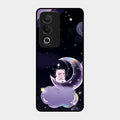 Sky Panda Design Glass Phone Case Cover For Oppo A3 Pro 5G