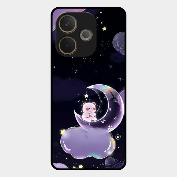 Sky Panda Design Glass Phone Case Cover For Oppo A5 Pro 5G