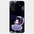 Sky Panda Design Glass Phone Case Cover For Oppo A78 5G
