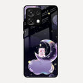 Sky Panda Design Glass Phone Case Cover For Oppo F31 5G