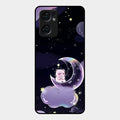 Sky Panda Design Glass Phone Case Cover For Oppo Reno 7 5G