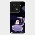 Sky Panda Design Glass Phone Case Cover For Oppo Reno 8 5G